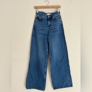 & Other Stories Wide Leg Jeans – Size 25, Blue Denim